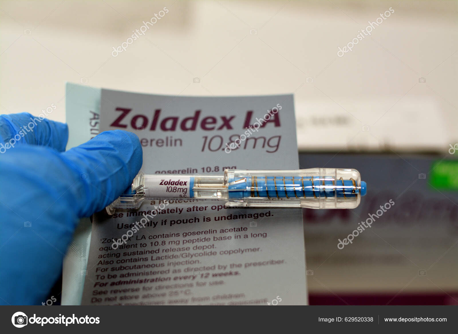 Cairo Egypt December 2022 Zoladex 8Mg Goserelin Acetate Implant Neoplastic Stock Editorial