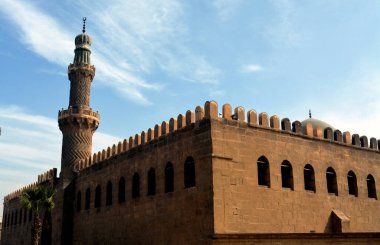 The Sultan Al-Nasir Muhammad ibn Qalawun Mosque, an early 14th-century mosque at the Citadel in Cairo, Egypt built by the Mamluk sultan Al-Nasr Muhammad in 1318, the royal Masjid of the castle