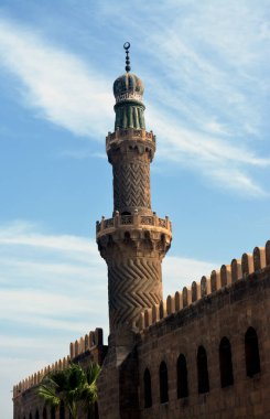 The Sultan Al-Nasir Muhammad ibn Qalawun Mosque, an early 14th-century mosque at the Citadel in Cairo, Egypt built by the Mamluk sultan Al-Nasr Muhammad in 1318, the royal Masjid of the castle