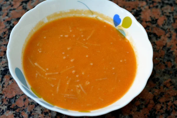 Lentil soup is a soup with lentils as its main ingredient; it may be vegetarian or include meat, using yellow red lentils with vermicelli, used in Europe, Latin America and the Middle East