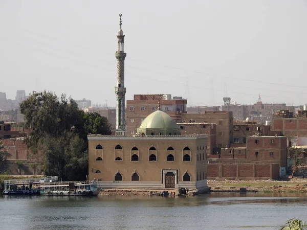 Gizeh Egypte Mars 2023 Une Belle Petite Mosquée Avec Dôme — Photo