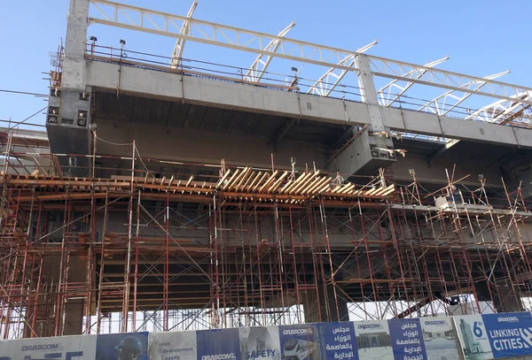 Kairo Egypten Mars 2023 Kairo Monorail Site Som Uppbyggnad Orascom — Stockfoto