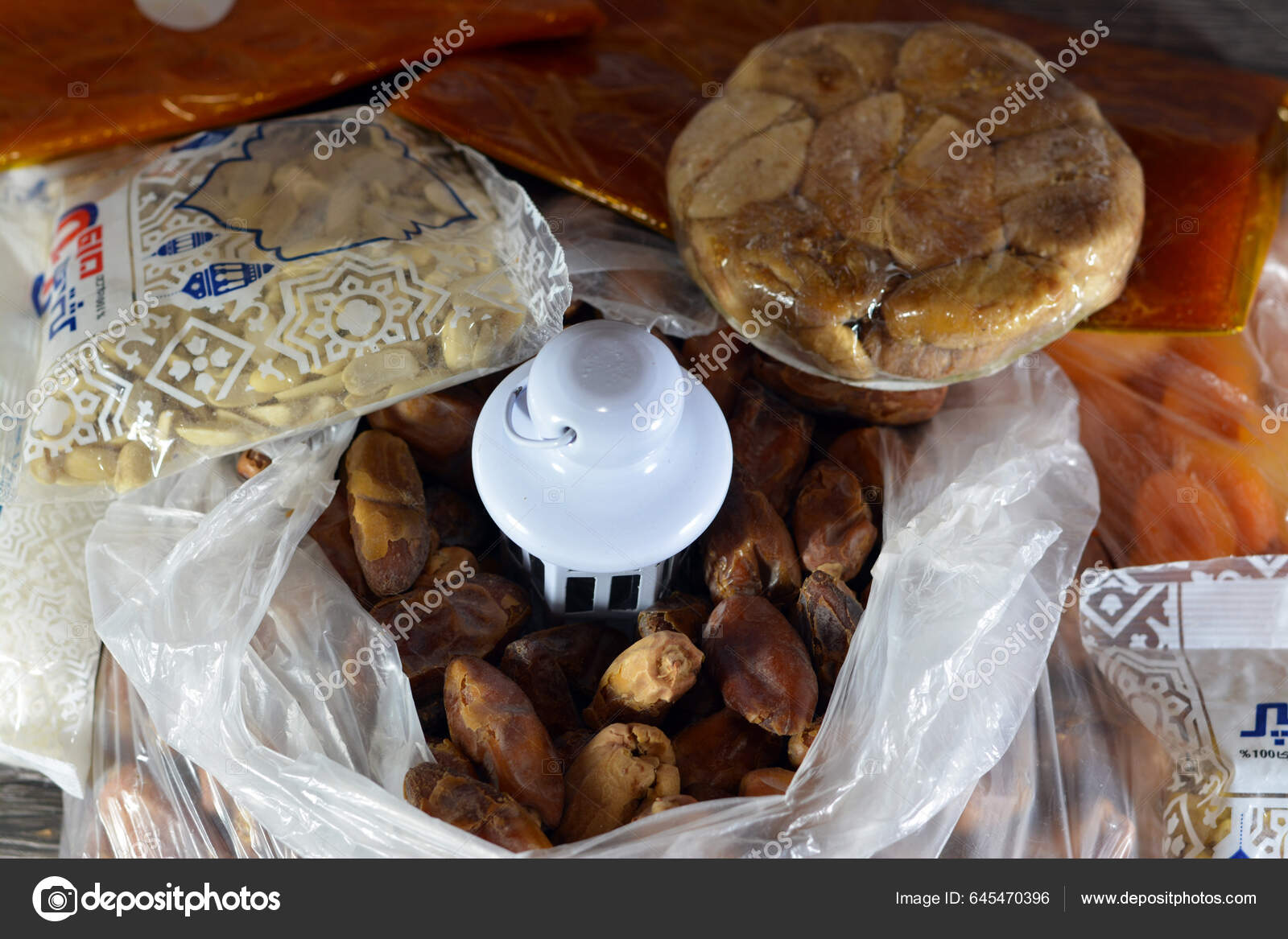 Cairo Egypt March 2023 Ramadan Dried Fruits Yameesh Dried Dates Stock