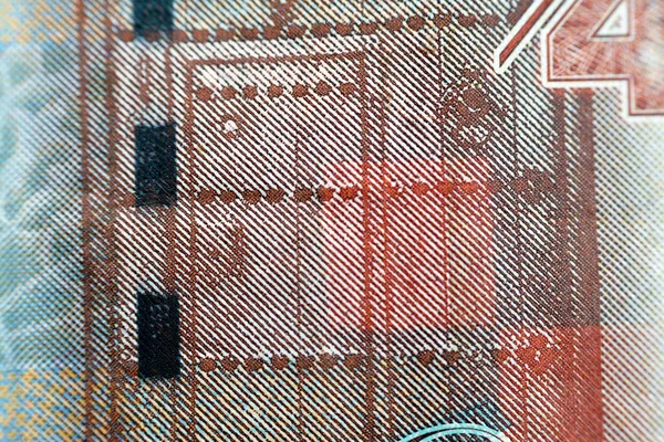 クウェート第四四半期の裏側からの伝統的な木製のクウェートのドアの閉鎖茶色の紙紙幣また 最初のクウェートのコイン発行2014を特徴とする現金通貨 — ストック写真