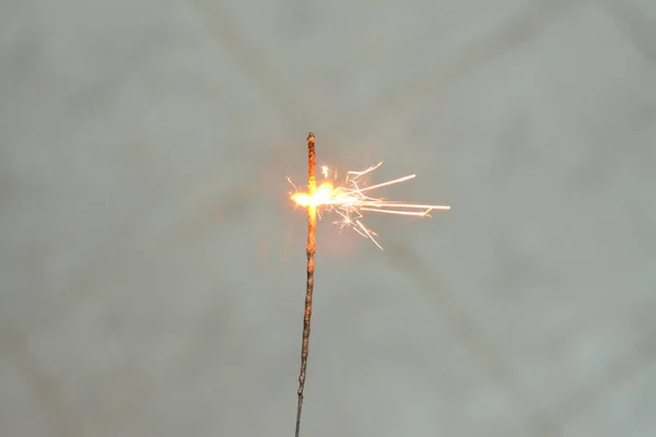 Birthday Festive Carnival Fireworks Sparklers Fire Background Sparkle Candle Sparks — Stock Photo, Image