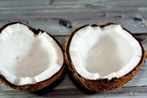 Cocco Cocos Nucifera Della Famiglia Delle Palme Arecaceae Genere Cocos — Foto Stock