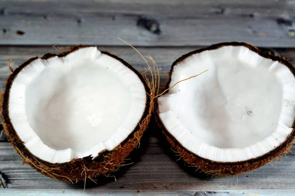 Kokosnöt Frukt Kokosnöt Cocos Nucifera Palmfamiljen Arecaceae Släktet Kokosnöt Botaniskt — Stockfoto