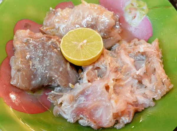 Fesikh Which Fermented Salted Dried Gray Mullet Fish Genus Mugil — Stok fotoğraf