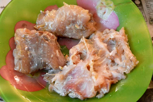 Fesikh Which Fermented Salted Dried Gray Mullet Fish Genus Mugil — стоковое фото