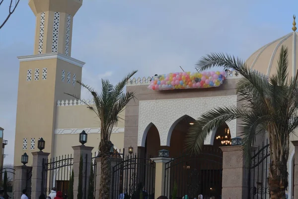 Kairó Egyiptom 2023 Április Eid Fetr Iszlám Reggeli Után Lufik — Stock Fotó