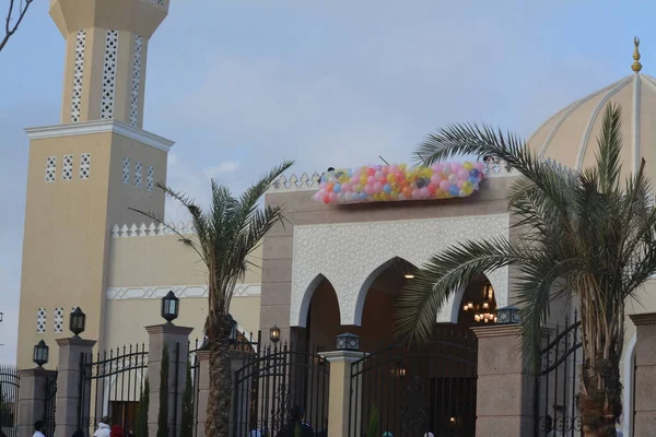 Cairo Egito Abril 2023 Jogando Balões Para Crianças Crianças Após — Fotografia de Stock