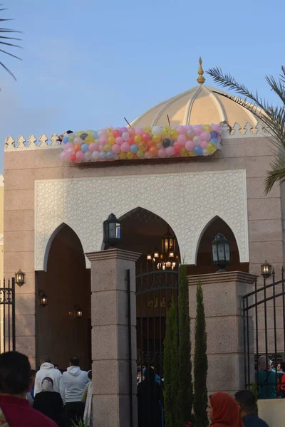Caire Égypte Avril 2023 Lancer Des Ballons Pour Les Enfants — Photo
