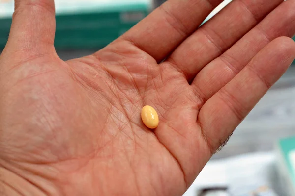 Orvosi Tabletták Tabletták Kapszulák Kezelésére Vagy Orvoslására Betegségek Kábítószerrel Való — Stock Fotó