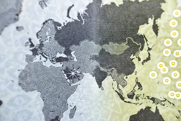 Mapa Del Mundo Que Representa Los Países Cumbre Del G20 — Foto de Stock
