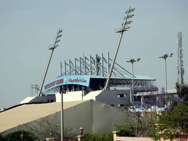 Cairo Egypte Mei 2023 Petrosport Stadion Multi Use Stadion Met — Stockfoto