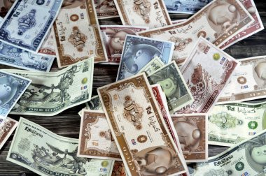 Kahire, Mısır, 26 Mayıs 2023: KidZos parası, KidZania 'nın para birimi, Meksika' nın uluslararası kapalı aile eğlence merkezleri zinciri, çocukların yetişkinlerin işlerini yapmasına ve para kazanmalarına izin veriyor