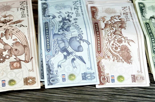 Cairo Egypt May 2023 Kidzos Money Currency Kidzania Mexican International — Stock Photo, Image
