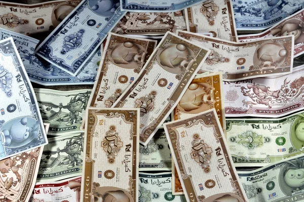 Cairo Egypt May 2023 Kidzos Money Currency Kidzania Mexican International — стокове фото