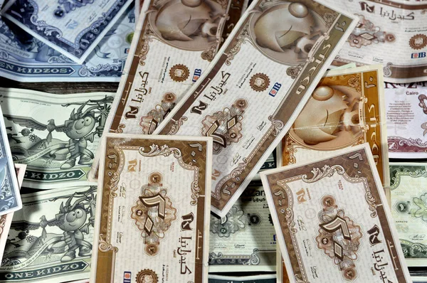 Kairó Egyiptom 2023 Május Kidzos Money Currency Kidzania Mexikói Beltéri — Stock Fotó