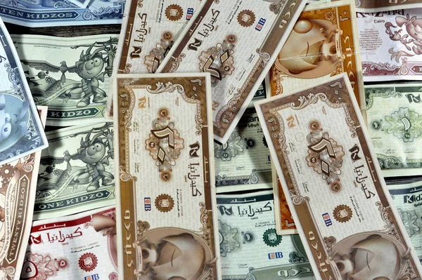 Kairo Egypten Maj 2023 Kidzos Pengar Valuta Kidzania Mexikansk Internationell — Stockfoto