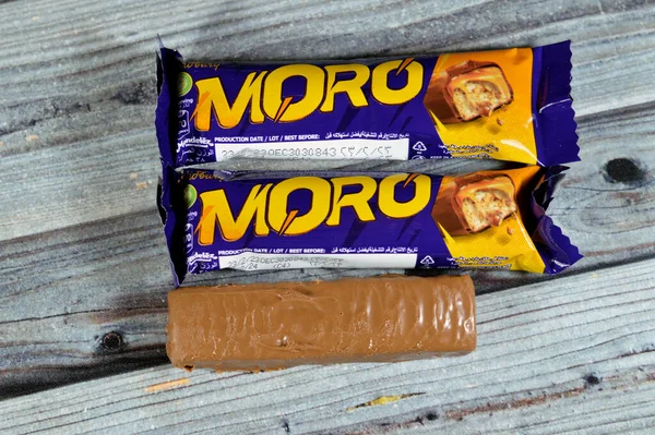 Cairo Egito Junho 2023 Cadbury Moro Chocolate Caramelo Bar Uma — Fotografia de Stock