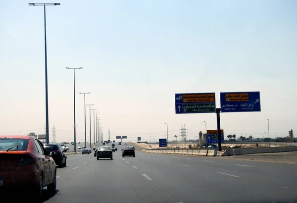 Гиза Египет Июня 2023 Года Проект Развития Коридорной Дороги Включает — стоковое фото