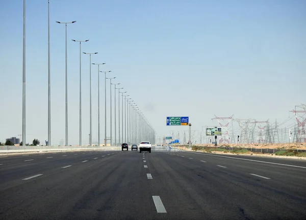 Каир Египет Июня 2023 Проект Развития Автомагистрали Суэц Каир Включает — стоковое фото