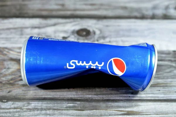 Каїр Єгипет Червня 2023 Року Подрібнена Балончик Пепсі Пластикова Пляшка — стокове фото