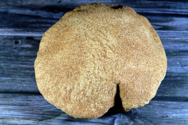 Ägyptische Braune Kleie Dünnes Knäckebrot Blätterteig Dünn Knusprig Und Köstlich — Stockfoto