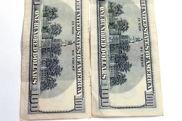 100 Dolarlık Banknot Nakit Para Eski Seriler Başkan Benjamin Franklin — Stok fotoğraf