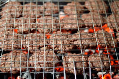 Izgara köfteli et kıymalı kofta kufta ızgara ızgara kömürlü mangal kömürlü ızgara, sulu ızgara et, Mısır usulü ızgara