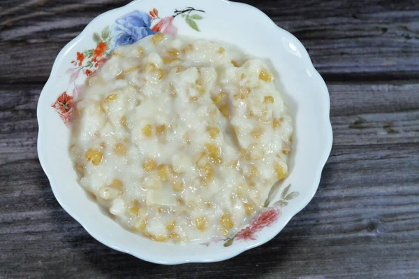 Ashure Ashura Budino Noè Porridge Come Dessert Budino Dolce Origine — Foto Stock