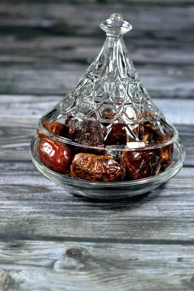 Ajwa dates, a cultivar of the palm date that is widely grown in Medina, Saudi Arabia., an oval-shaped, medium-sized date, often consumed Iftar for Ramadan and other Islamic religious events
