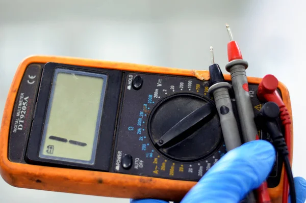 Cairo Egypt July 2023 Dt9205A Digital Multimeter Test Tool Used — Stock Photo, Image