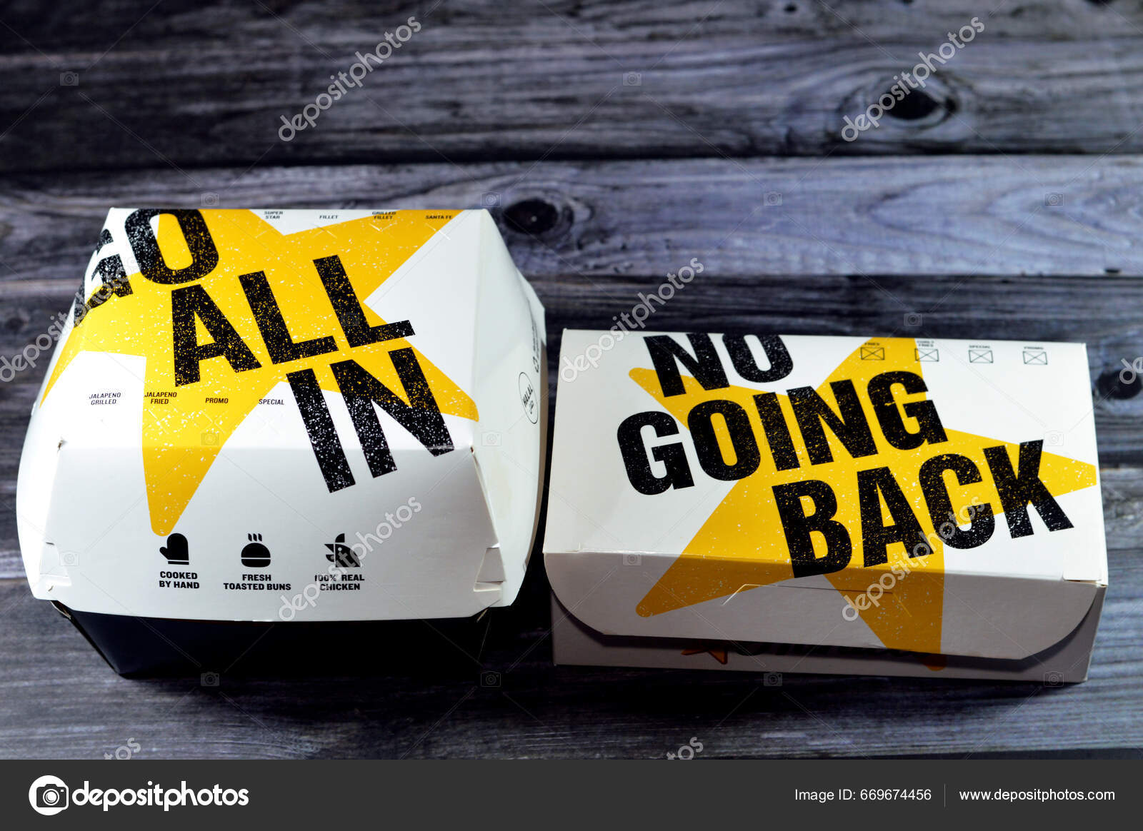 Cairo Egypt July 2023 Food Delivery Package Beef Burger Fried – Stock