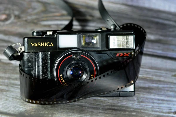 Gizeh Ägypten August 2023 Yashica Super Wiederverwendbare Filmkamera Für Kleinbildfilm — Stockfoto