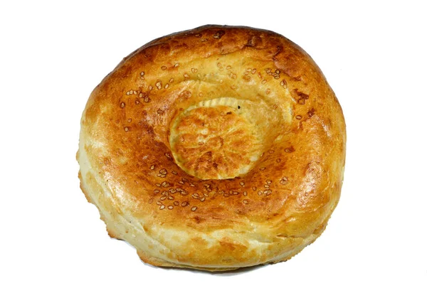 Tandyr Nan Uzbek Ψωμί Ένα Είδος Της Κεντρικής Ασίας Ψωμί — Φωτογραφία Αρχείου