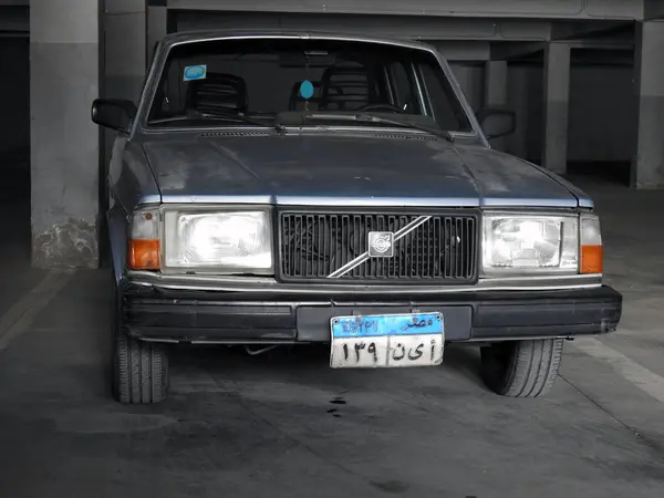 Cairo Egypte Augustus 2023 Klassieke Volvo 240 Serie Klassieke Oude — Stockfoto