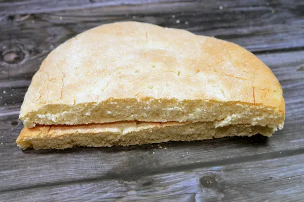Pão Milho Pão Rápido Feito Com Farinha Milho Culinária Sul — Fotografia de Stock