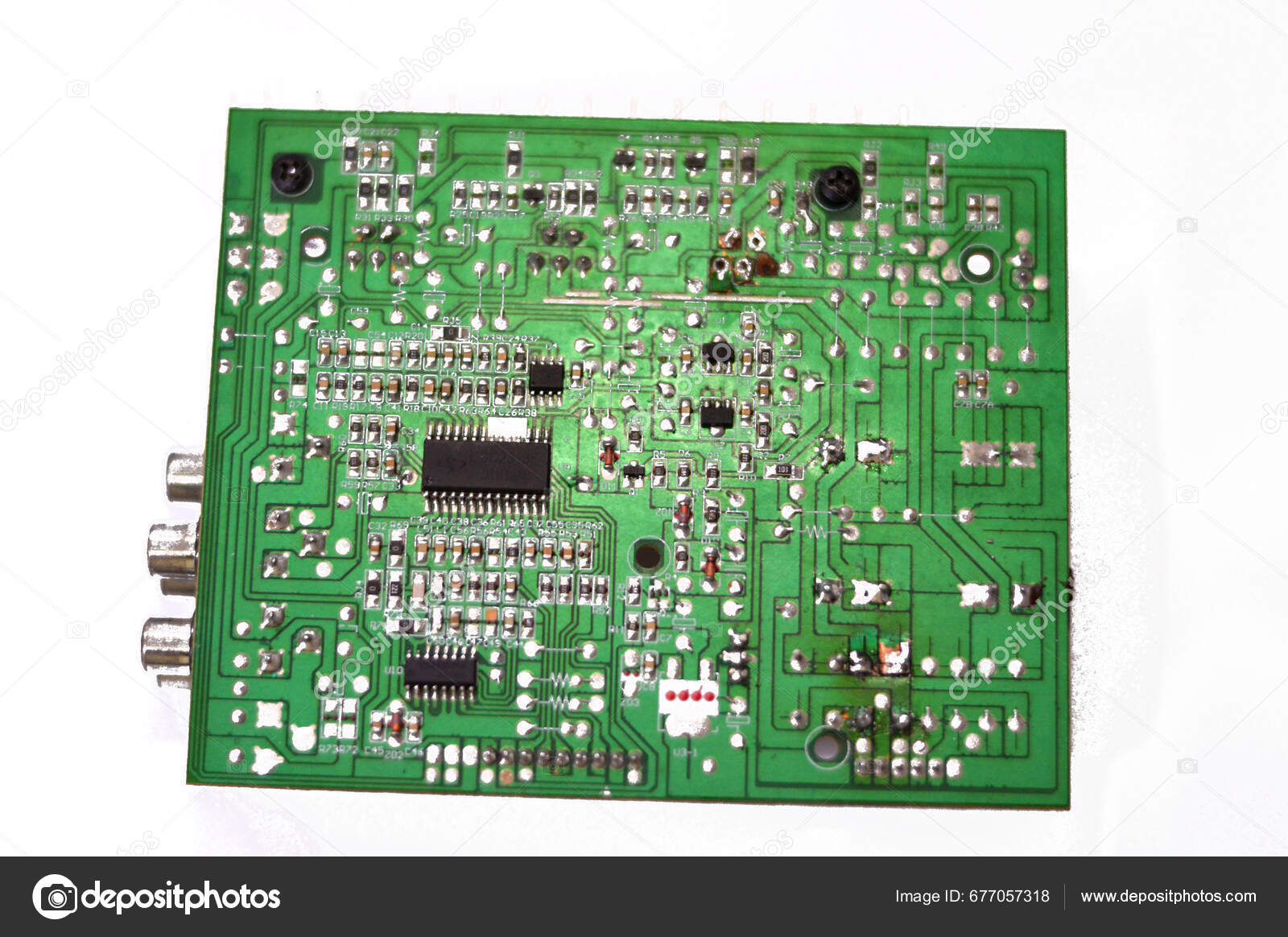 Cairo Egypt September 2023 Electronic Board Car Subwoofer Amplifier