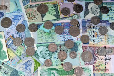 Libya 'nın eski para banknotlarının geçmişi, Libya Krallığı' ndan Jamahiriya 'ya kadar farklı dönemlerden gelen banknotlar ve madeni paralar, Libya' nın eski antika para birimi, değeri, döviz kuru