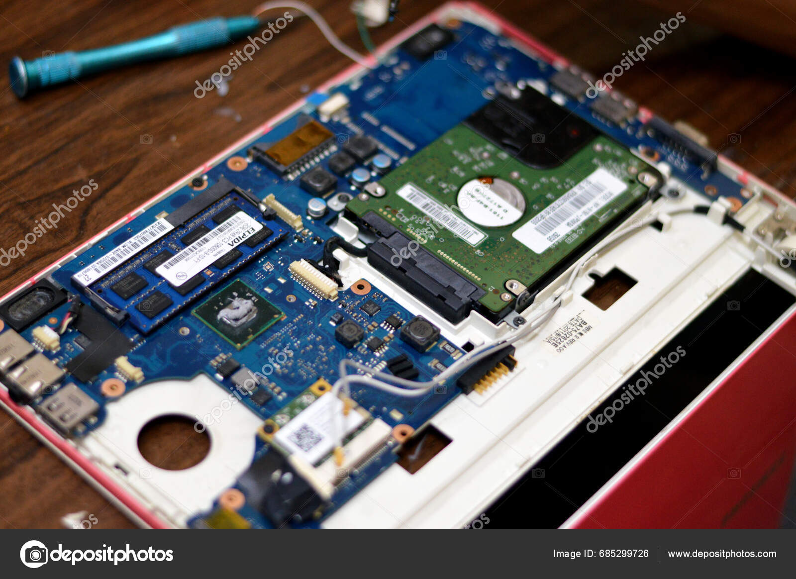 Cairo Egypt November 2023 Maintenance Laptop Fixing Problem Computer