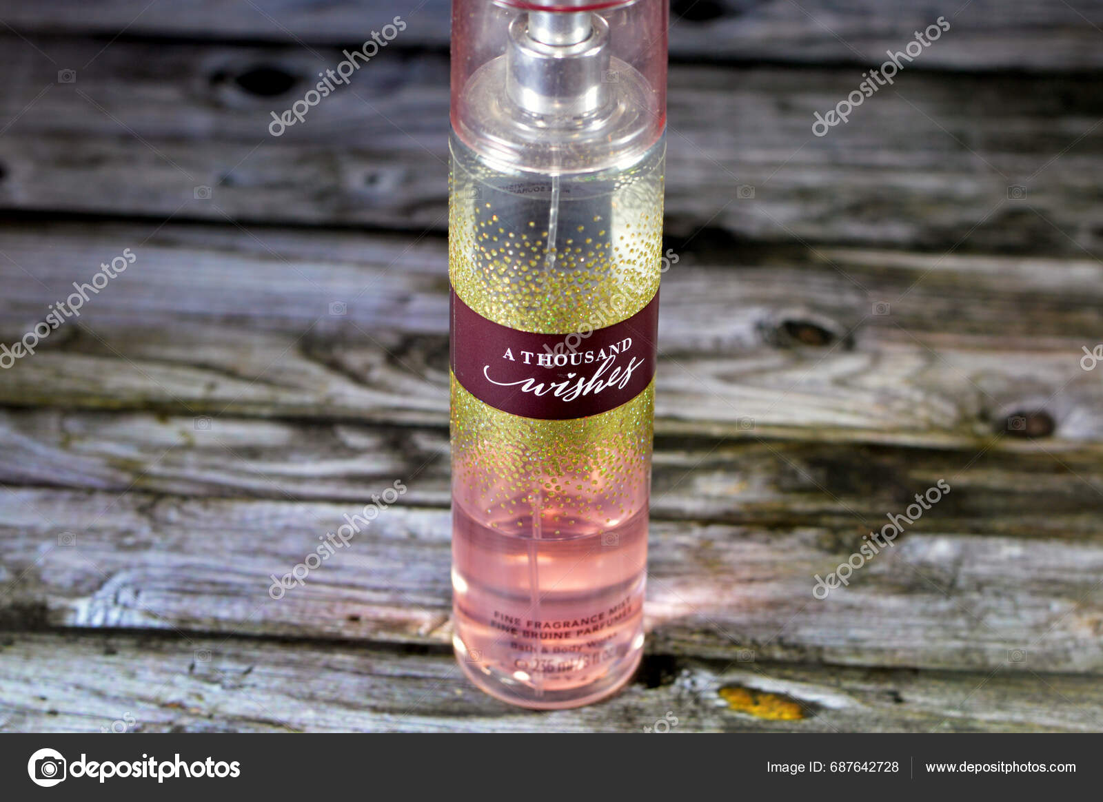 Cairo Egypt November 2023 Thousand Wishes Bath Body Works Fine Stock