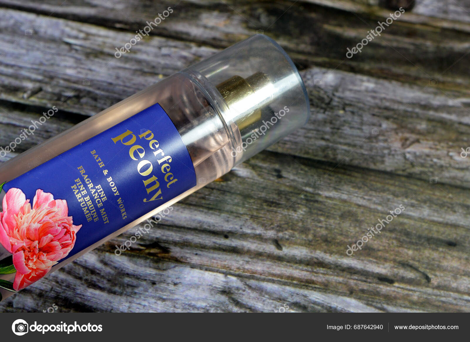 Cairo Egypt November 2023 Perfect Peony Bath Body Works Fine Stock