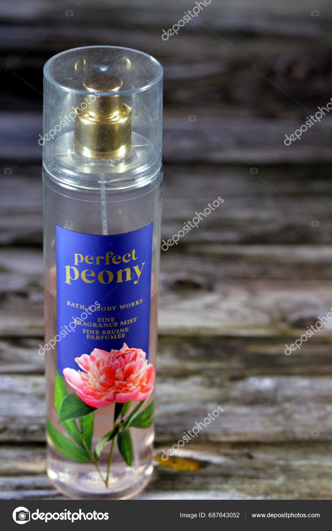 Cairo Egypt November 2023 Perfect Peony Bath Body Works Fine Stock