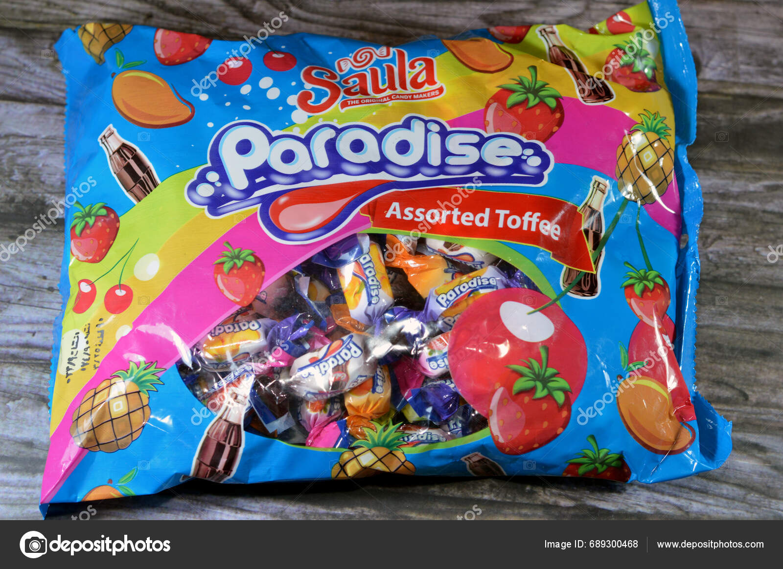 Cairo Egypt November 2023 Saula Candy Makers Paradise Assorted Toffee Stock Editorial Photo