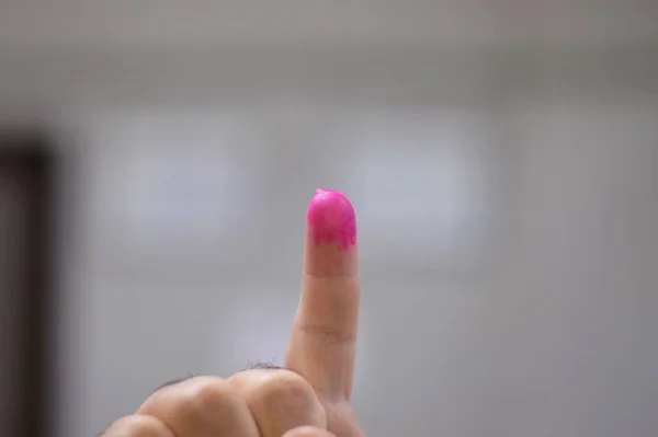 Election ink, indelible phosphoric ink or electoral stain, a semi-permanent ink or dye that is applied to the forefinger of voters during elections to prevent electoral fraud such as double voting