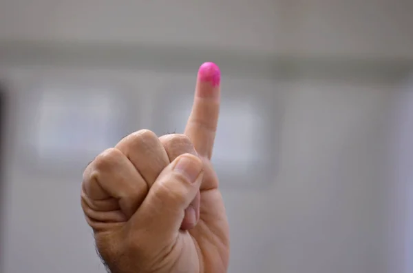 Election ink, indelible phosphoric ink or electoral stain, a semi-permanent ink or dye that is applied to the forefinger of voters during elections to prevent electoral fraud such as double voting