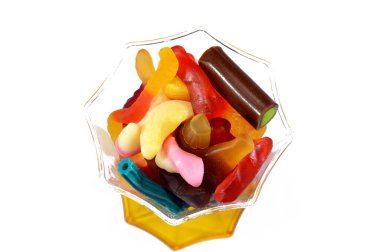 Ramazan lambası, şekerleme, jelibon, şekerleme, jelibon ya da reçelli şeker, jelatin bazlı çiğnenebilir şeker. Jelibon, jöle şekerlemeler çeşitli şekillerde şekerler.