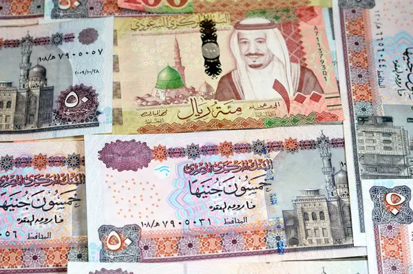 Suudi Arabistan parası, Kral Salman Bin AbdülAziz Al Suud döneminin farklı değer riyalleri ve Mısır 'a ait banknotlar, Suudi ve Mısır' a ait para döviz kuru ve ekonomi durumu, Pound ve Riyal